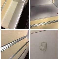 レンジ台 食器棚★一部修理してます★の画像