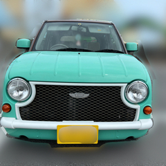 【値下げ】パオ仕様　日産ピノ　5MT カスタムカー　ツートン