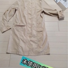 未使用に近ナチュラルビューティーベーシックノーカラー コートチェ...
