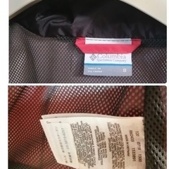 新品未使用オレンジ色コロンビアマウンテンパーカーウォータータイト大人気商品軽量の画像