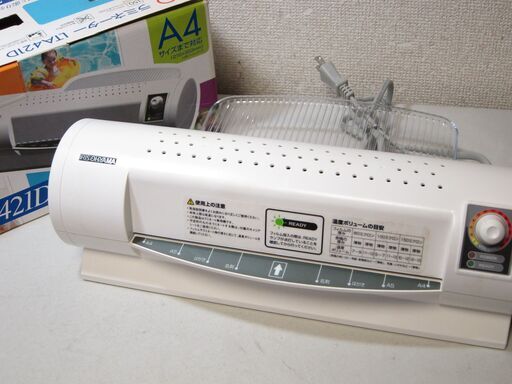 IRIS☆ラミネーター A4まで対応 LTA421D IRIS OHYAMA アイリスオーヤマ