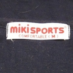 miki sports ミキスポーツ 刺繡柄ロングTシャツの画像