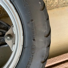 スズキ　ヴェクスター150 タイヤホイールの画像