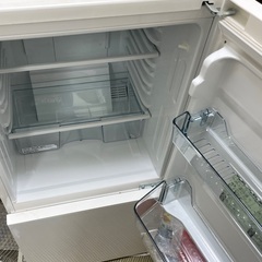 冷蔵庫2ドア110L 2020年製 白の画像
