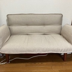 二人掛けソファ　差し上げますの画像