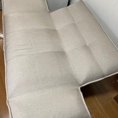 二人掛けソファ　差し上げますの画像