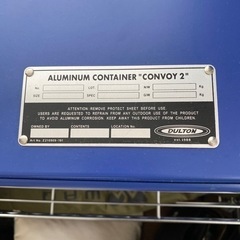 ダルトン アルミコンテナボックス Sサイズ DULTON ALUMINUM CONTAINER ''CONVOY 2'' RC-S ネイビーの画像