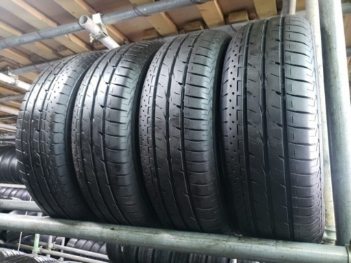 BRIDGESTONE 195/65/15 (4本) タイヤ+交換、バリ山