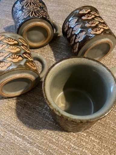 コーヒーカップ　アンティークフランスの蚤の市購入品