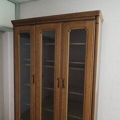 高級家具　書籍棚　木製　【超美品】　本棚の画像