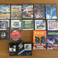 PS2本体及びソフト（PS2及びPS）12本、コントローラお譲りしますの画像