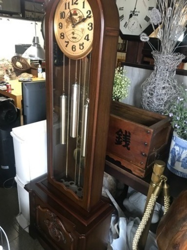 柱時計　ホールクロック　置時計　SINIX デジタル