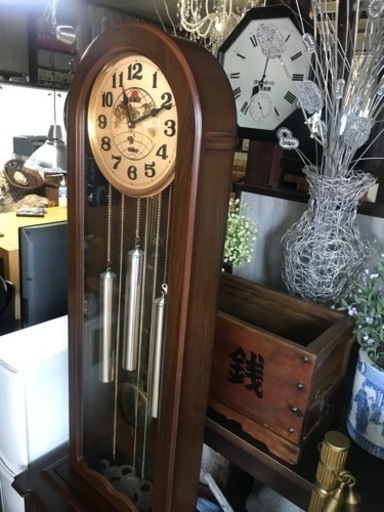 柱時計　ホールクロック　置時計　SINIX デジタル