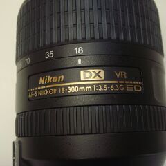 【美品】Nikon 高倍率ズームレンズ AF-S DX NIKKOR 18-300mm f/3.5-6.3G ED VR の画像