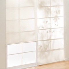(超美品) ニトリ　採光　ロールスクリーン　2本セットの画像
