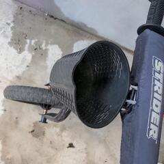 赤ストライダー（手作りかごつき）の画像