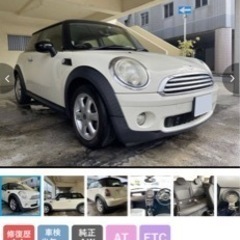 早い者勝ち！BMW ミニクーパーホワイト70000キロ！内装外装...