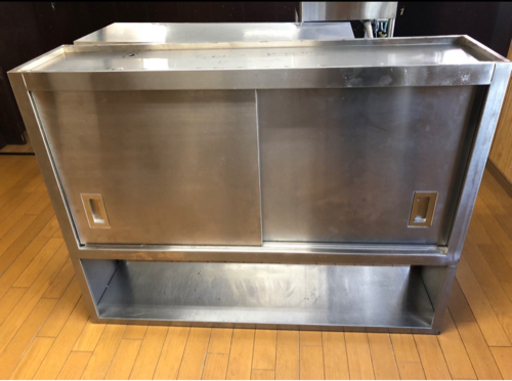 スリム壁棚☆ステンレス製☆美品格安！！！