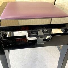 YAMAHA ピアノ専用イス トムソン椅子 高さ調節 昇降 背もたれ付き