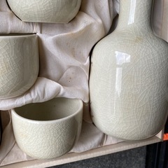 値下げ　九谷焼　酒器セットの画像