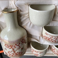 値下げ　九谷焼　酒器セットの画像