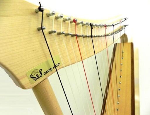S&S DAVID HARP 23弦 青山ハープ ハープ 弦楽器 交換用弦あり ダビデハープ 教則本付属 札幌市 厚別区