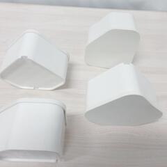 ☆T2037☆ 洗濯機 脚　(底上げ) 4個セット　白 ☆の画像