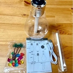 ライト型スチーマー　USB  MINI 加湿器の画像