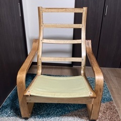 【IKEA】ポエング　グレーの画像