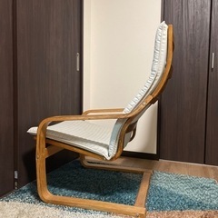 【IKEA】ポエング　グレーの画像