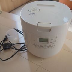 無印良品　ジャー炊飯器　M-RC5B　炊飯容量　0.54L　(3合炊き)　ホワイトの画像