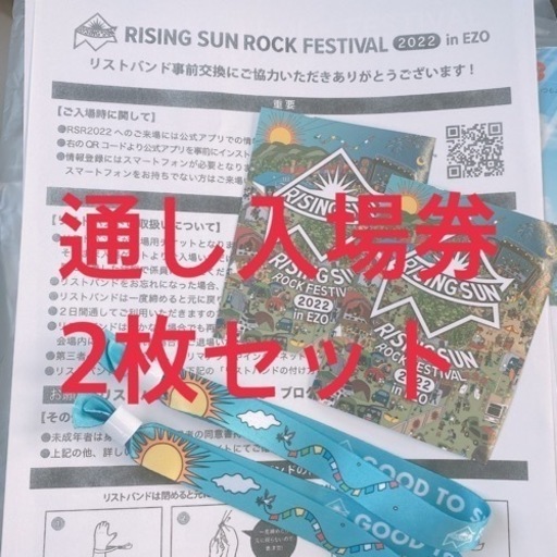 ライジングサン　12日13日通し入場券