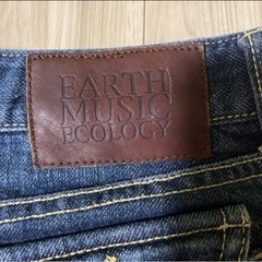 デニムミニスカート デニムタイトスカート earth music&ecologyの画像