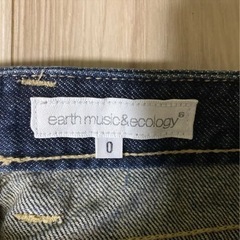 デニムミニスカート デニムタイトスカート earth music&ecologyの画像