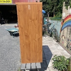 【タンス】高さ110cm位　長さ79cm位　幅43cm位　使用感ありますが壊れはありません。の画像