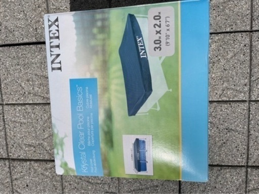 【カバー付き】INTEX フレームプール　3m×2m×75cm　インテックス