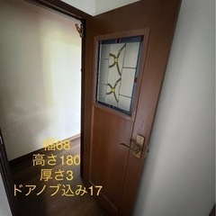 決まりました【お譲りします】建具　ステンドグラス後付けはめ込み