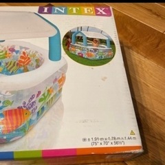 ☆お話中 美品インテックスプール 電動空気入れ付きの画像