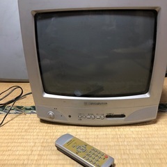 １４型　ブラウン管テレビ　日立　リモコン付