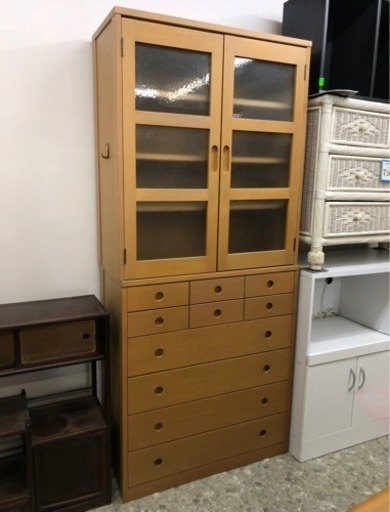 【東海家具】収納棚/キッチンボード/食器棚