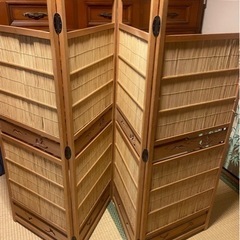 木製ついたて　の画像