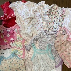 【値下げ】子供用肌着　ロンパース各種70〜80サイズまとめ売り