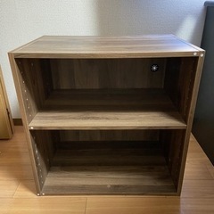 棚（Nクリックディープワイド2段ミドルブラウン）【決まりました】