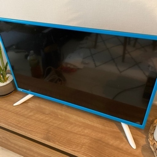 【まだまだ使えます！】32型 テレビ 青 水色