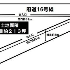 ★貸土地★   高槻市三島江　 213坪　#資材置き場　＃トラッ...