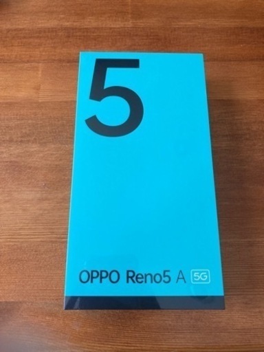 新品未開封！　oppo reno 5a ワイモバイル版　simフリー！