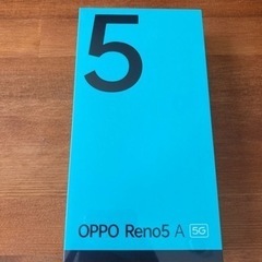 新品未開封！　oppo reno 5a ワイモバイル版　simフリー！