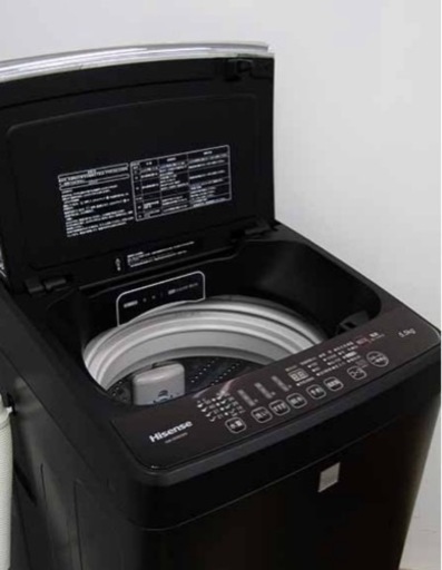 Hisense 5.5kg 洗濯機　黒