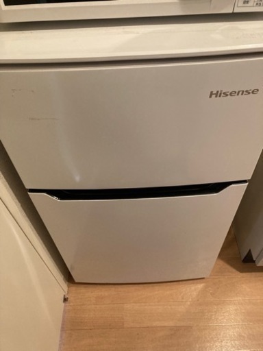 2ドア冷凍冷蔵庫　93L Hisence