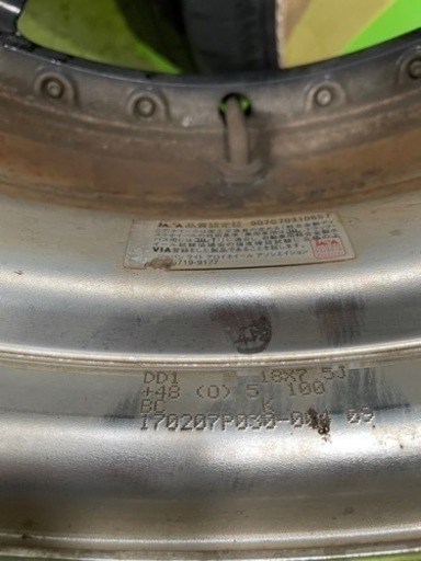 215/40R18 workデュランダル4本セット